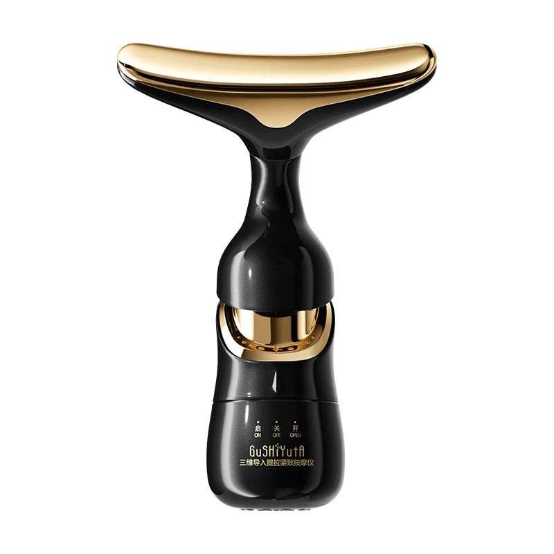 Masajeador Facial 3 en 1 | Reduce Bolsas, Reafirma la Piel y Devuelve el Brillo Natural